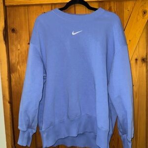 Nike Blue women's  oversized blue  Sweatshirt